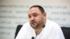 Akhtem Mustafayev speaks at a press conference in Kyiv on July 10.