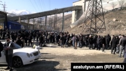 Զանգեզուրի պղնձամոլիբդենային կոմբինատի աշխատակիցների բողոքի ակցիան, փետրվար, 2025թ.
