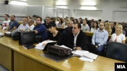 Архивска фотографија од едно од минатите рочишта за случајот „Монструм“ - Обвинителите Фатиме фетаи и Гаврил Бубевски