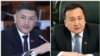 Төрөбай Зулпукаров менен Асылбек Жээнбеков.