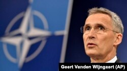 Jens Stoltenberg, Bruxelles, 26 aprilie 2018