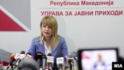 Директорката на Управата за јавни приходи, Сања Лукаревска