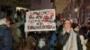 Србија - Протест на студенти во Белград 