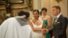 Orbán Viktor miniszterelnök lánya, Ráhel és Tiborcz István egyházi esküvője a Margit körúti ferences templomban, 2013-ban