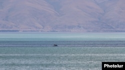 Armenia - A view of Lake Sevan, 24 July 2018.