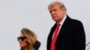 Ne priznaje izborni poraz: Donald Tramp, sa prvom damom Melanijom, u obilasku vojne baze u Merilendu 31. decembra 2020.