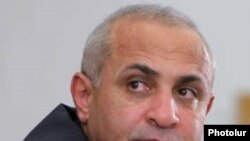 Armenia -- Hovik Abrahamian, speaker of the Armenian parliament.