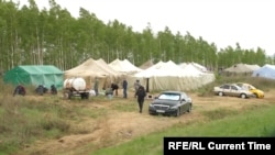 Палаточный городок в Оренбургской области. Архивное фото.