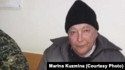 Заключенный колонии общего режима в поселке Заречный Алматинской области Василий Кузьмин в областной многопрофильной клинике близ Алматы. Снимок сделан его сестрой Мариной Кузьминой 20 марта 2019 года.