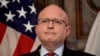 Georgia - U.S. Acting Assistant Secretary of State Philip Reeker at a news conference in Tbilisi, June 7, 2021.