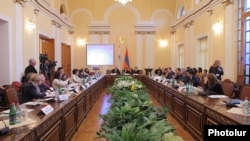Armenia - A session of the Euronest Parliamentary Assembly in Yerevan, 16Mar2015.