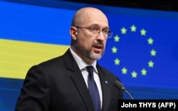 Ukrainian Prime Minister Denys Shmyhal (file photo)
