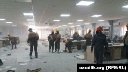 Uzbekistan GTL нинг Ғузордаги офиси ишчилар норозилигидан сўнг.