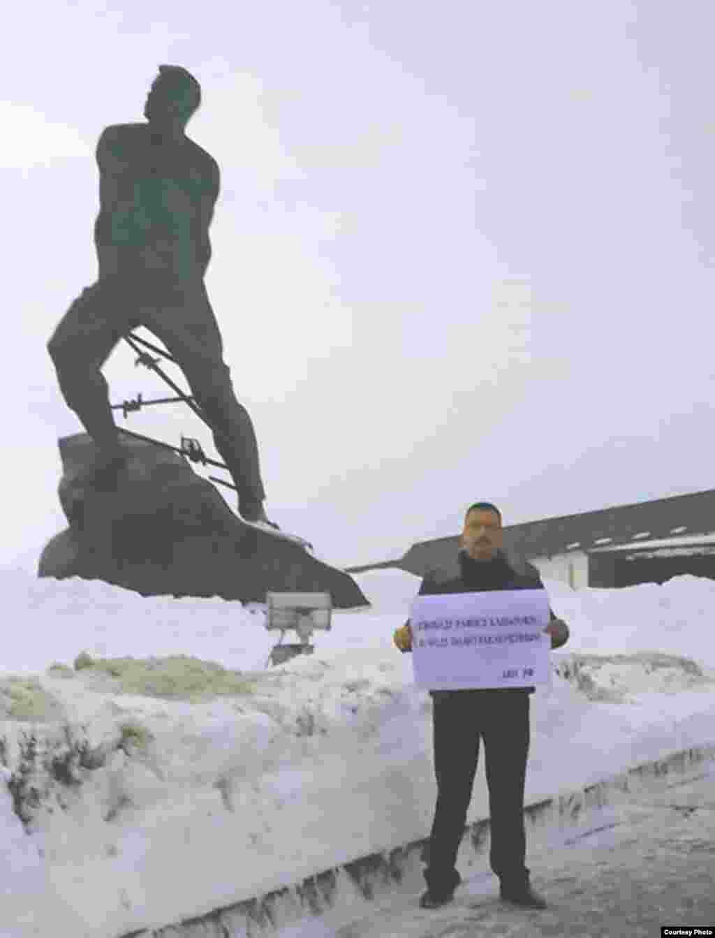 Казанда "Алтын Урда" татар ватанпәрвәр фронты рәисе Данис Сәфәргали