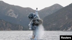 Архивное фото запуска ракеты КНДР