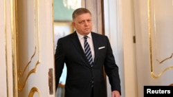 Премиерот на Словачка, Роберт Фицо.