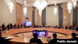 Armenia - The foreign ministers of CIS countries meet in Moscow, October 7, 2024.