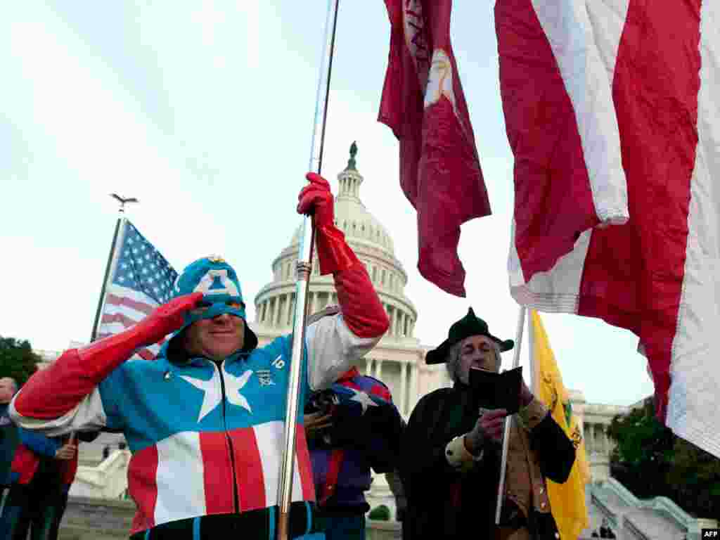 SAD - Pristalice Republikanaca slave pobjedu na izborima, Washington, 02.11.2010. Foto: AFP / Rod Lamkey