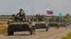 Руски военен конвой в Запорожка област