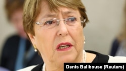 Shefja për të drejta të njeriut e Kombeve të Bashkuara, Michelle Bachelet.