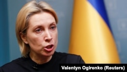Irina Veresciuk, vicepremierul Ucrainei, Kiev, 11 aprilie 2022.
