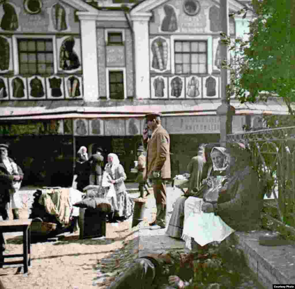 "На рынке". Франтишек Краткий. Санкт-Петербург?, 1896