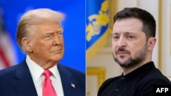 Президенты США и Украины Дональд Трамп и Владимир Зеленский