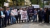 Митинг в поддержку политзаключенных в Алматы. 10 мая 2018 года.