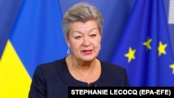 Ylva Johansson, az EU belügyi és migrációs politikáért felelős biztosa