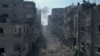 Një pamje e rrënojave të ndërtesave të goditura nga bombardimet izraelite në Xhabalia, Rripi i Gazës, 11 tetor 2023.