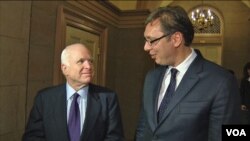 Džon Mekejn i Aleksandar Vučić u Vašingtonu