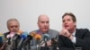 Armenia -- OSCE Minsk Group Co-chairs at a press conference in Yerevan, 27Apr2009