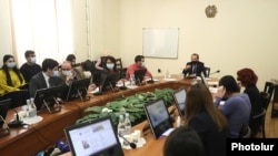 Armenia - A parliamentary commission tasked with investigating the Armenian government's response to the coronavirus pandemic holds its first meeting in Yerevan, January 25 ,2021.