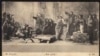 Сцена из спектакля МХТ "На дне". Почтовая открытка. 1904 