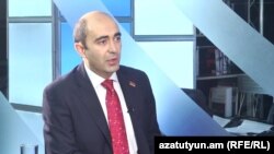 Armenia - Opposition politician Edmon Marukian speaks to RFE/RL's Armenian service, Yerevan, 12Jun2017