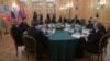Russia - A Russian-Armenian-Azerbaijani working group on transport links meets in Moscow, January 30, 2021.