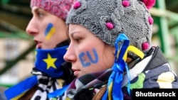 «Украина – это Европа», – скандировал миллион людей в центре Киева во время Революции достоинства. Фото от 30 ноября 2013 года, Евромайдан
