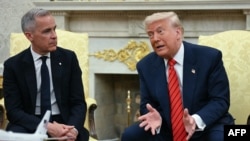 Президент США Дональд Трампа и премьер-министр Канады Марк Карни встречаются в Белом доме