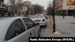 macedonia - Taxi transport in Kumanovo.Taxi