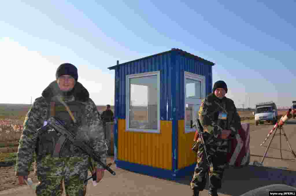 Пограничный контроль на административной границе с аннексированным Крымом