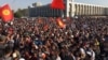 Митинг недовольных итогами выборов. Октябрь 2020 года. 