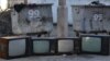 Turkmenistan -- TV's are in garbage in Ashgabat, 16Feb2013
