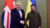Борыс Джонсан і Ўладзімір Зяленскі