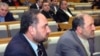 Armenia -- Opposition MPs Miasnik Malkhasian (L) and Hakob Hakobian.