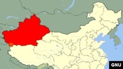 سین‌کیانگ در شمال غربی چی