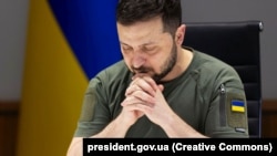 Presidenti i Ukrainës, Volodymyr Zelensky. 