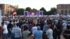 Armenia - The opposition Hayastan alliance led by former President Robert Kocharian holds its last campaign rally in Yerevan, June 18, 2021.