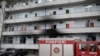 Spitalul Matei Balș la câteva ore după incendiul din 29 ianuarie. 