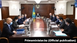 Заседание правительства Казахстана