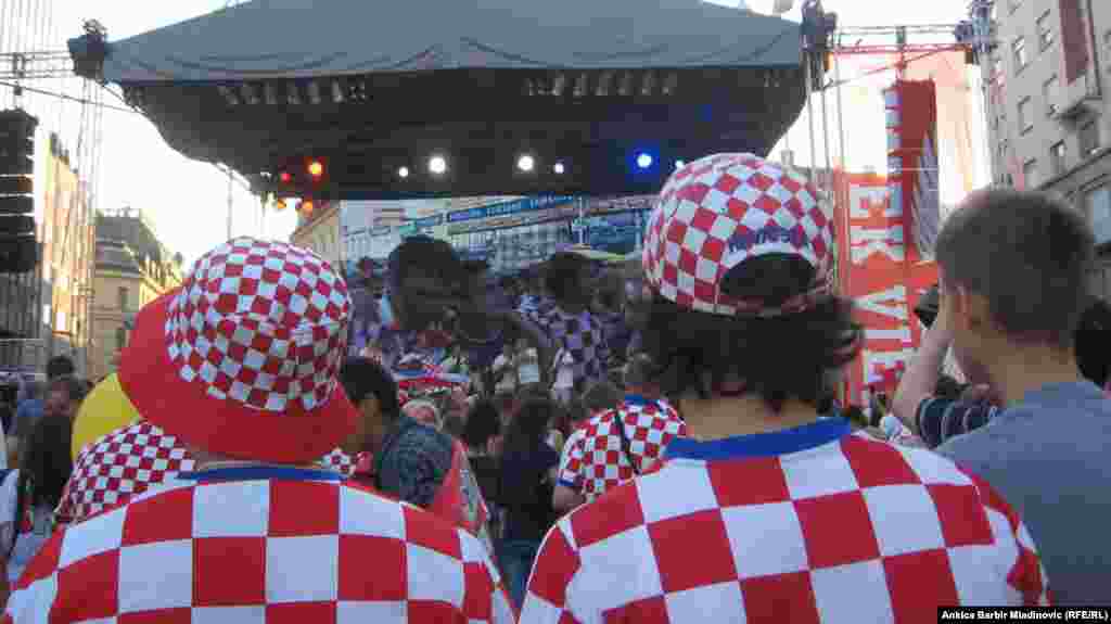 Hrvatska - Centralni trg u Zagrebu, juni, 2012. Foto: RSE / Ankica Barbir Mladinović